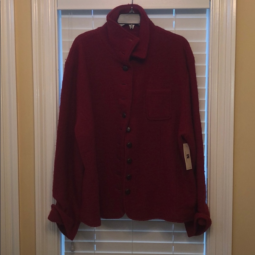 NWT Crimson Coat